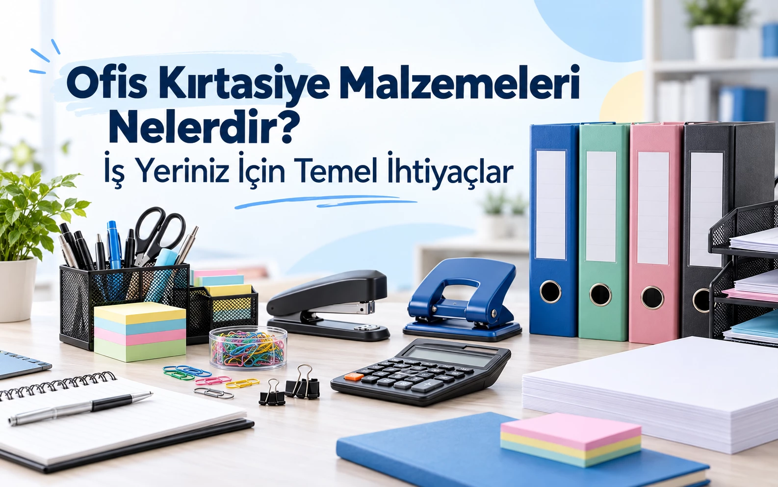 Ofis Kırtasiye Malzemeleri Nelerdir? İş Yeriniz İçin Temel İhtiyaçlar